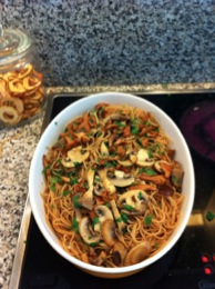 Pilzspaghetti 1
